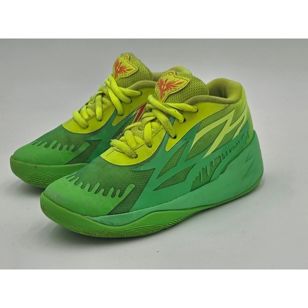 Puma MB02 Slime Jr LaMelo Ball Youth 12C Nickelodeon Basketball Shoes